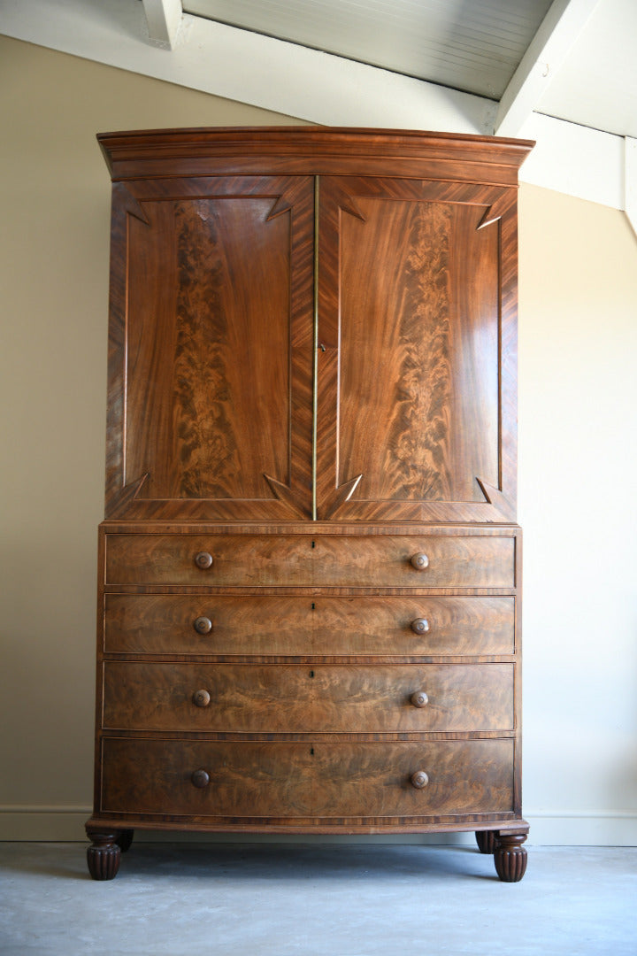 Regency Mahogany Linen Press