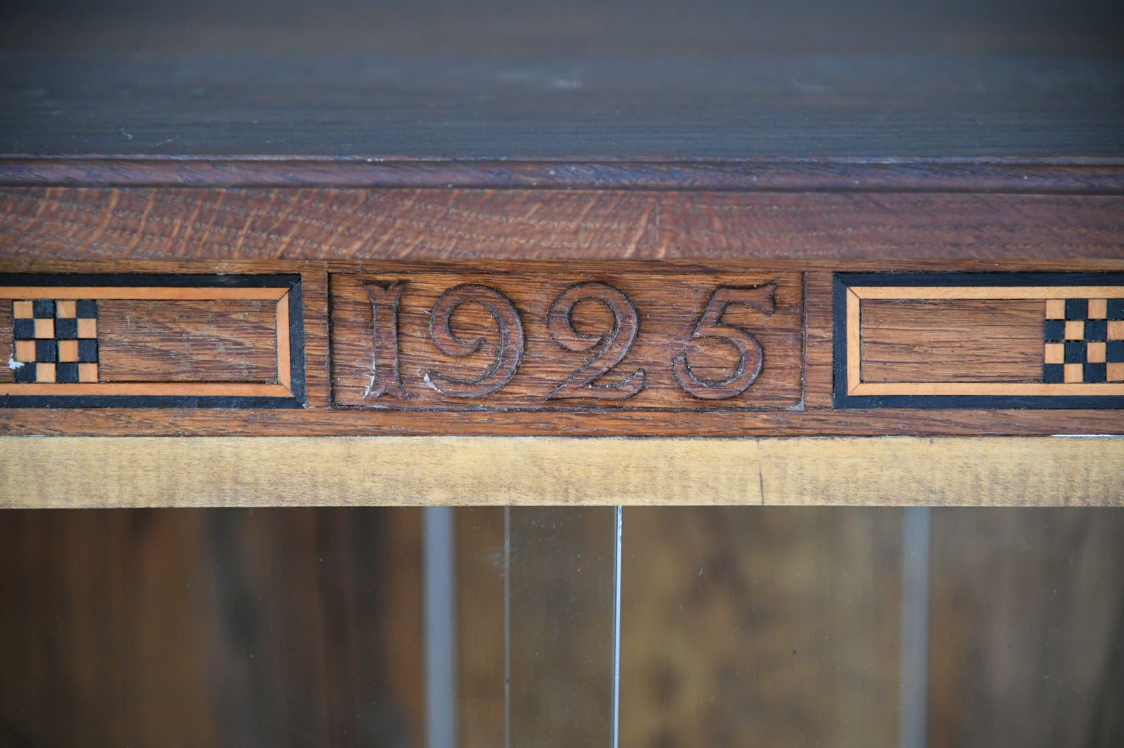 Oak Glazed Bookcase