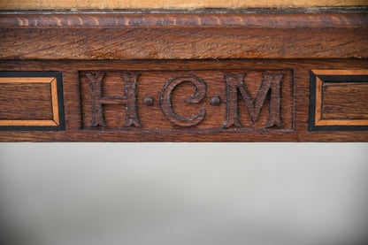 Oak Glazed Bookcase