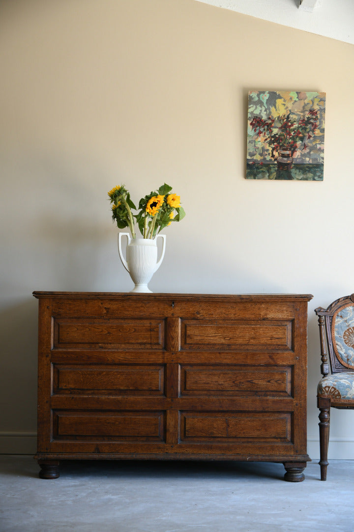 Antique Oak Mule Chest