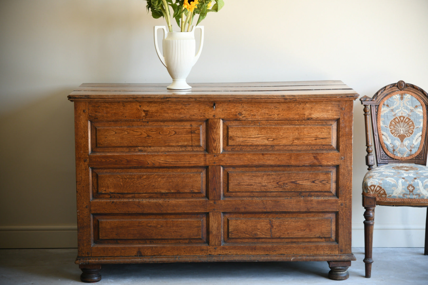 Antique Oak Mule Chest