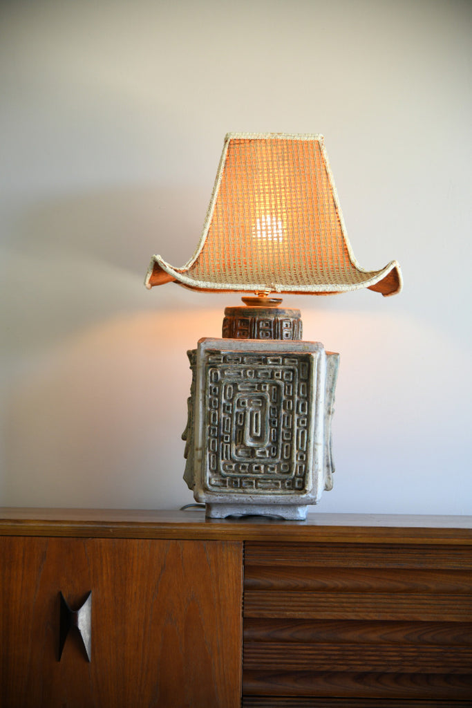 Large Studio Pottery Table Lamp
