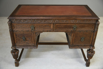 Early 20th Century Oak Desk