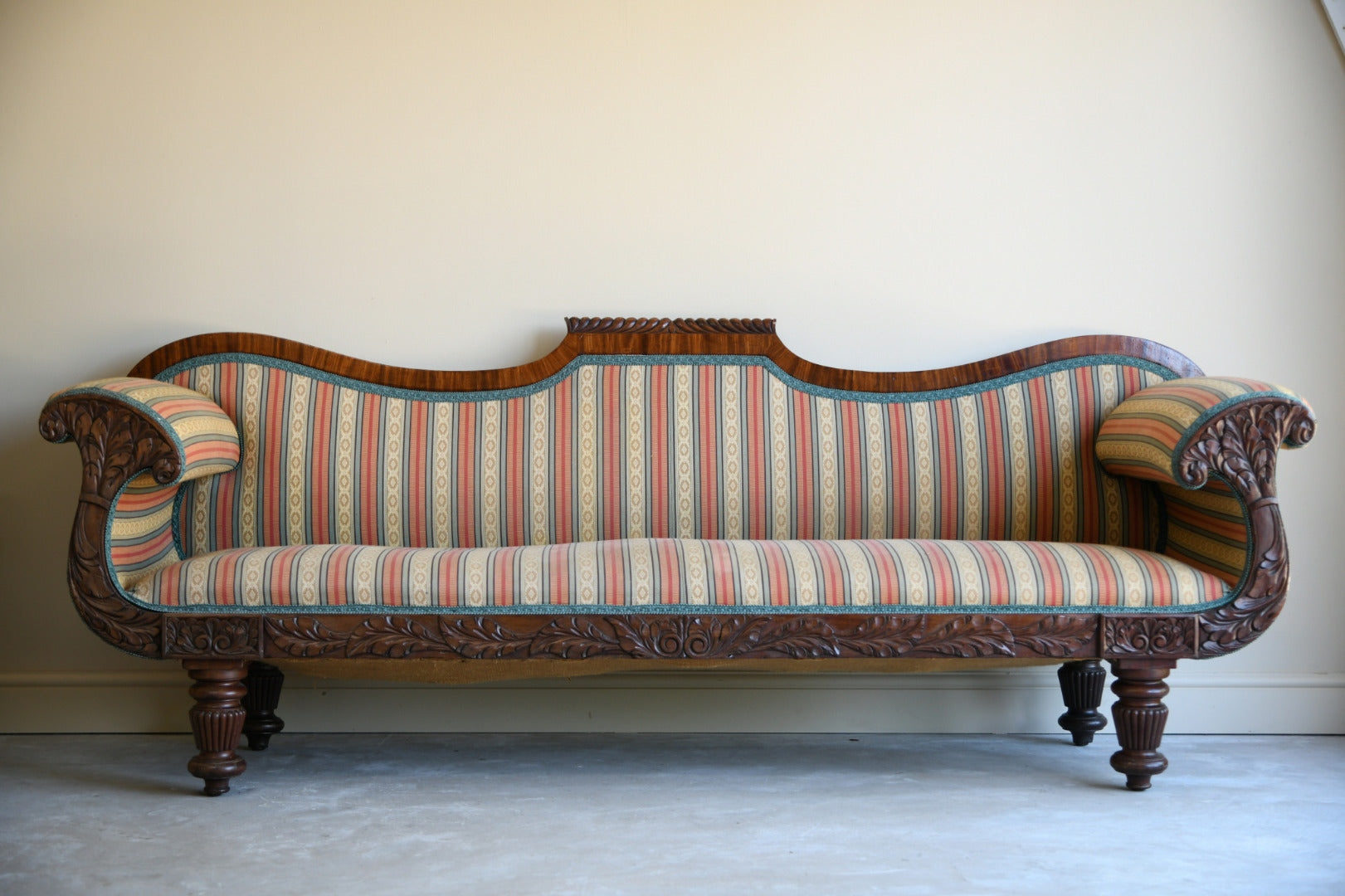 19th Century Mahogany Sofa