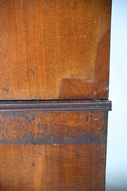 Antique Mahogany Linen Press