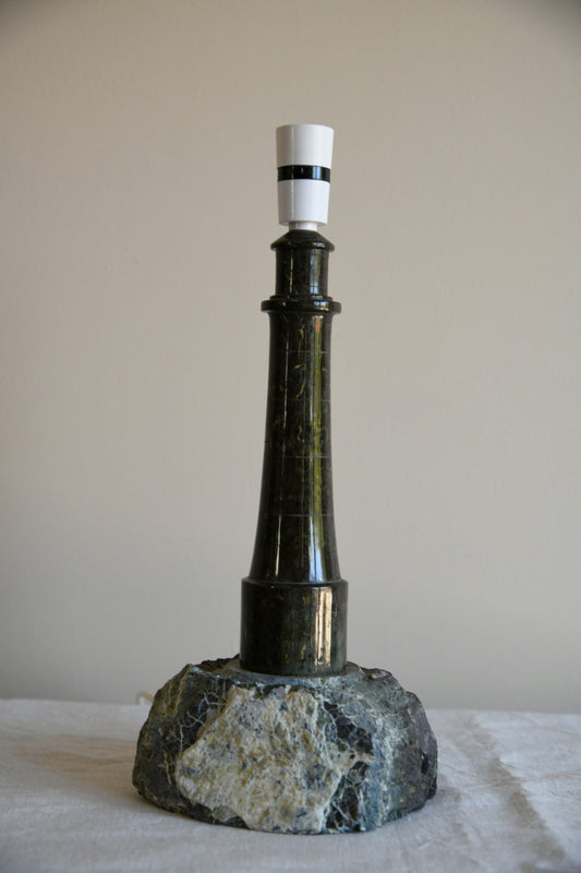 Cornish Serpentine Lamp
