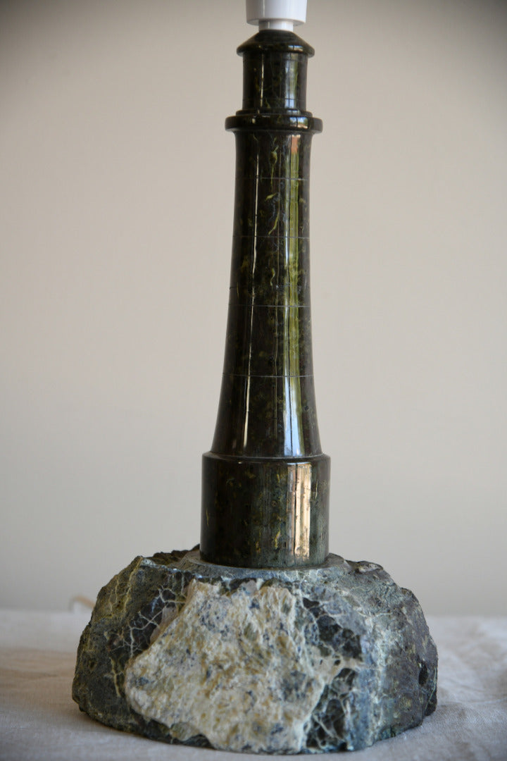 Cornish Serpentine Lamp