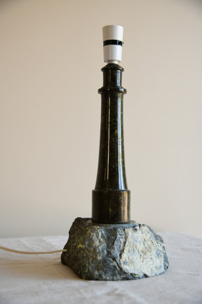 Cornish Serpentine Lamp