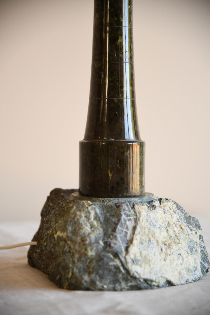 Cornish Serpentine Lamp