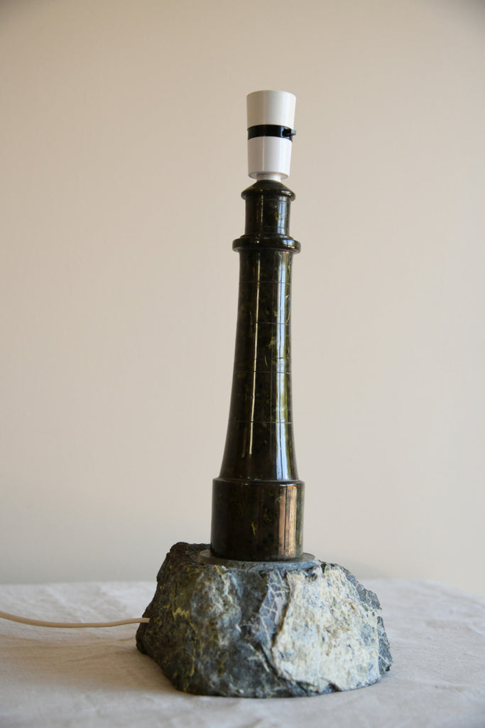 Cornish Serpentine Lamp