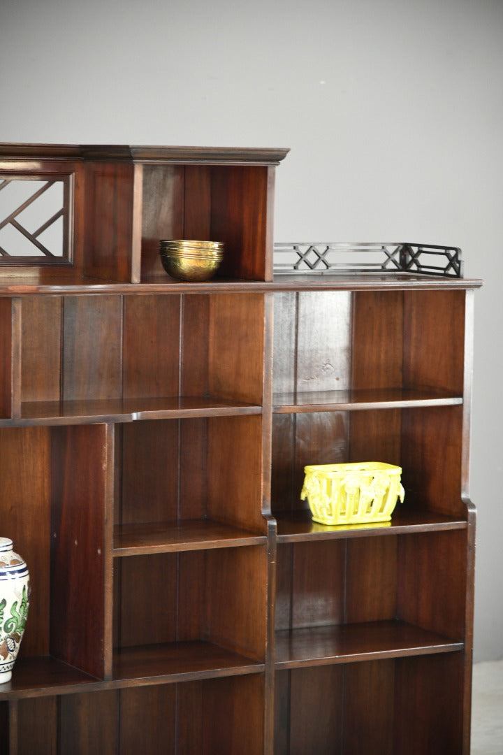 Antique Victorian Chippendale Style Bookcase