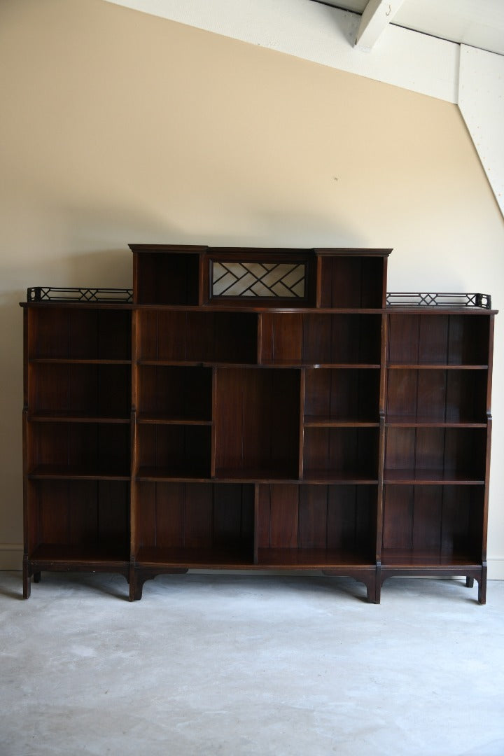 Antique Victorian Chippendale Style Bookcase