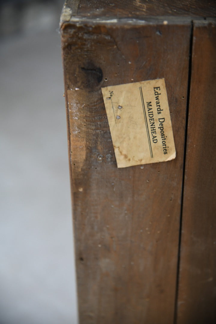 Pair Early 20th Century Oak Hanging Cupboards