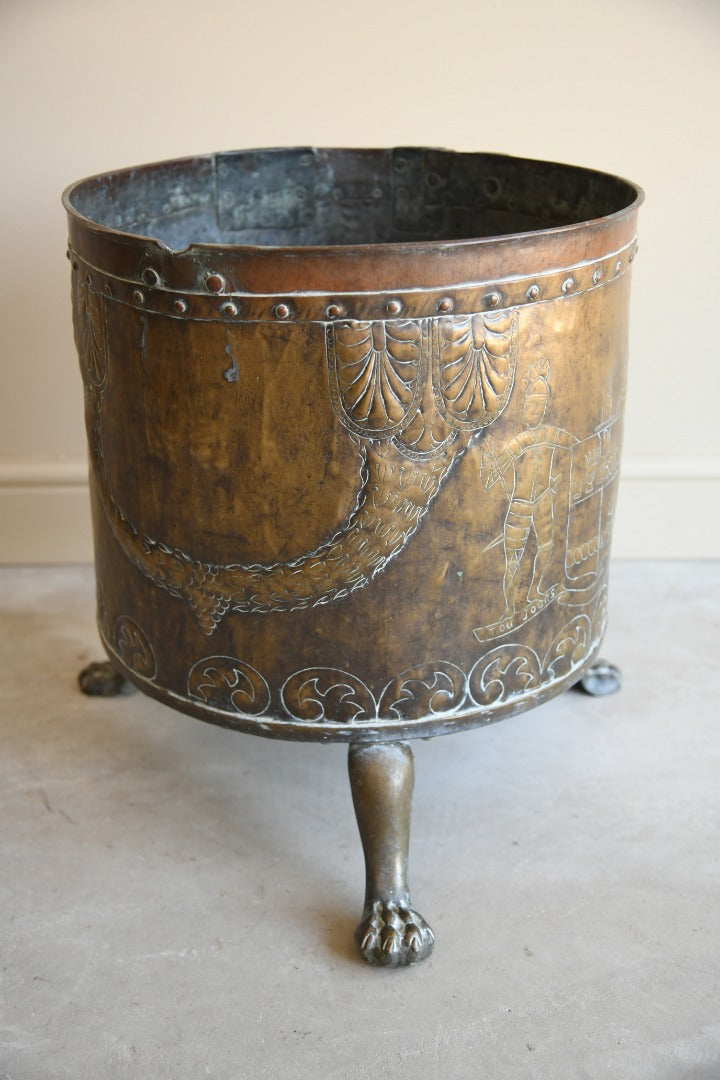 Georgian Brass Coal Bin