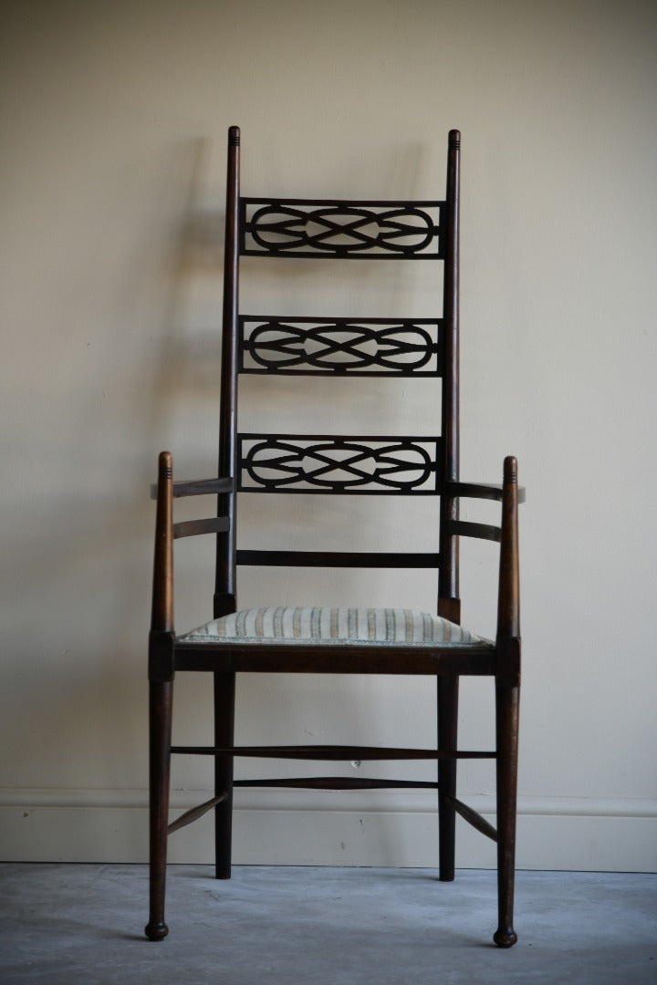 Late Victorian Mahogany Occasional Chair