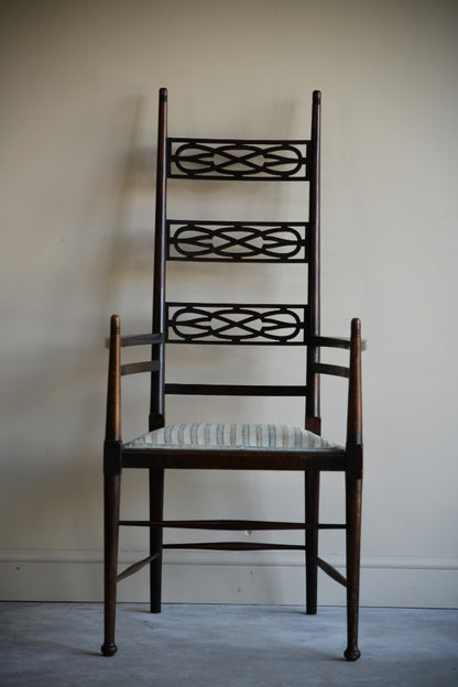 Late Victorian Mahogany Occasional Chair