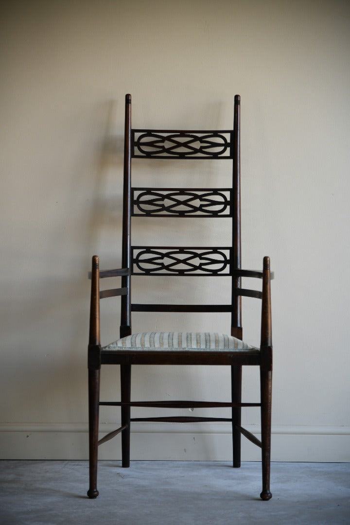 Late Victorian Mahogany Occasional Chair