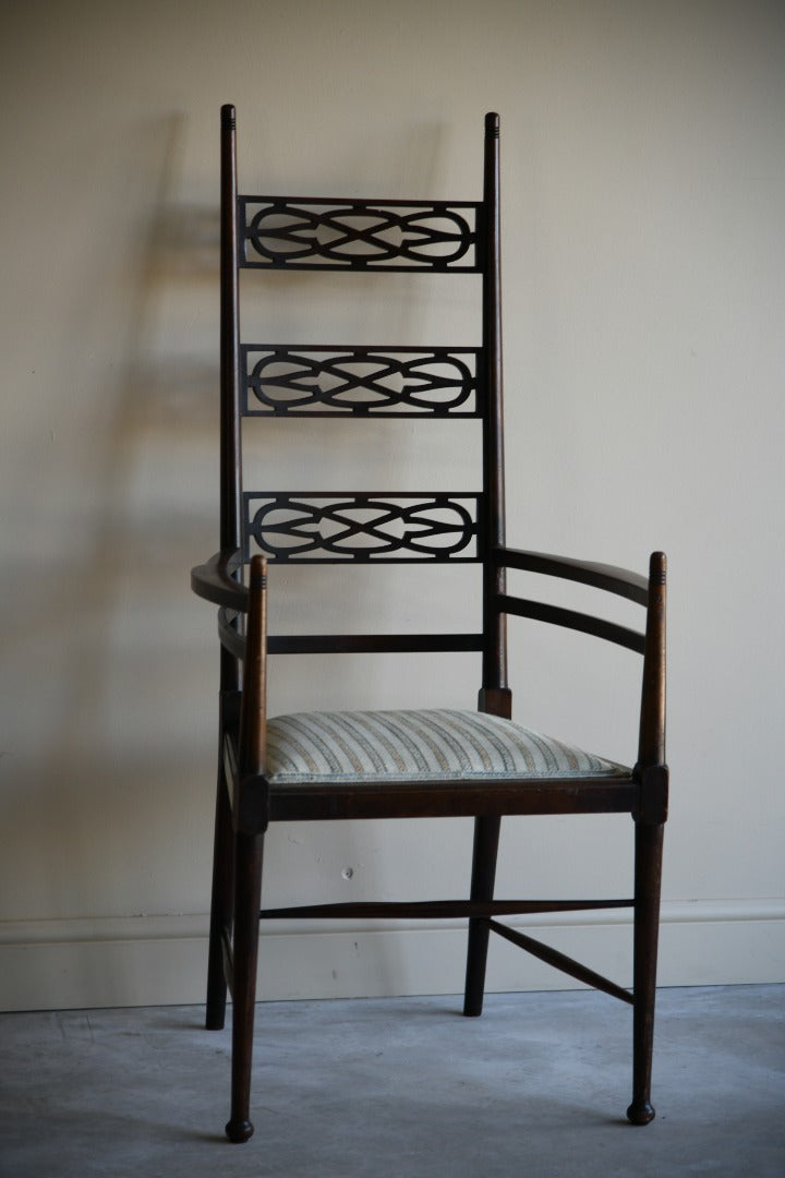 Late Victorian Mahogany Occasional Chair