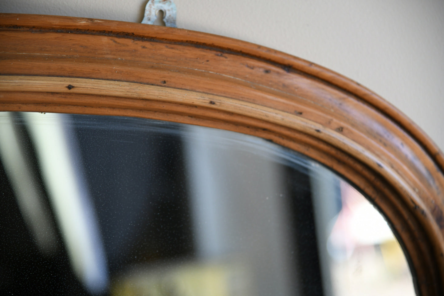 Victorian Pine Overmantle Mirror
