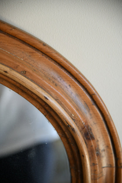 Victorian Pine Overmantle Mirror