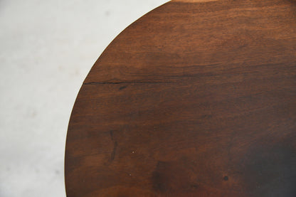 Mahogany Round Occasional Table