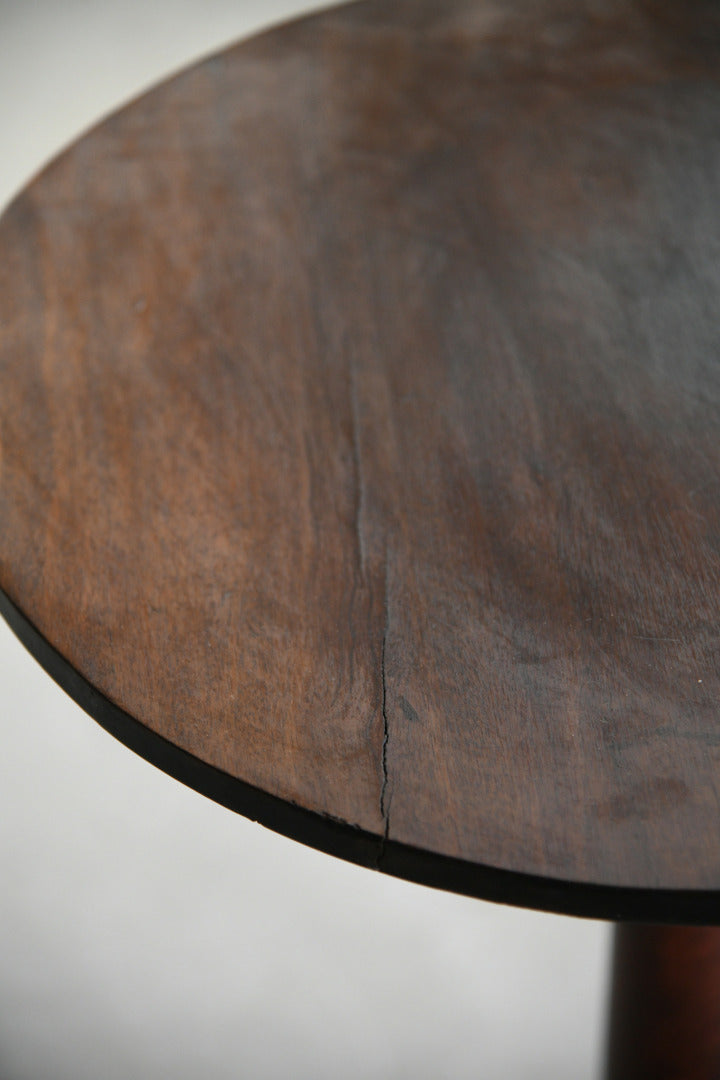 Mahogany Round Occasional Table