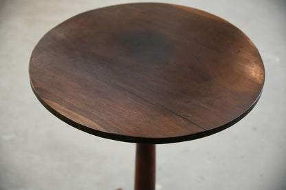 Mahogany Round Occasional Table