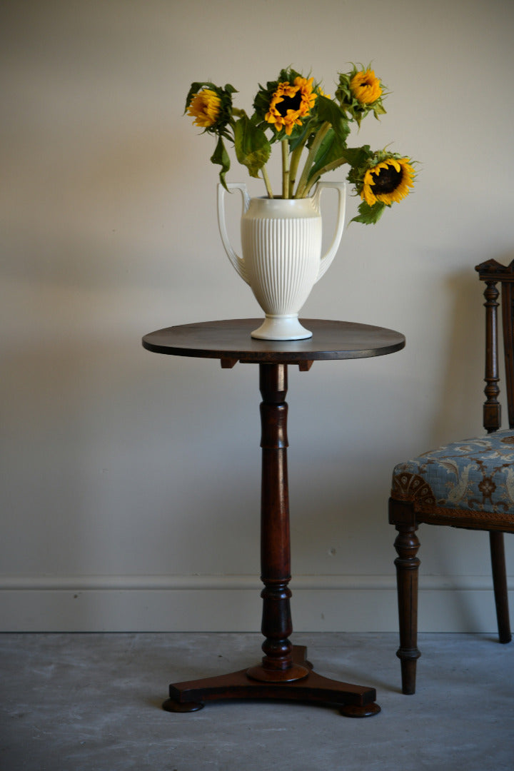 Mahogany Round Occasional Table