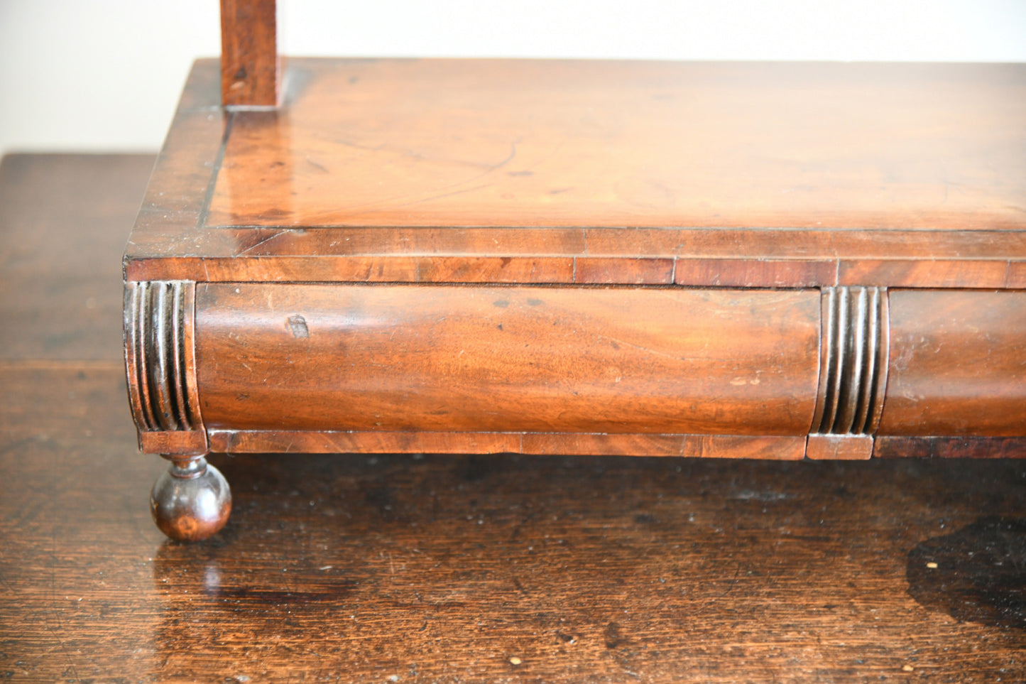 Antique Mahogany Toilet Mirror