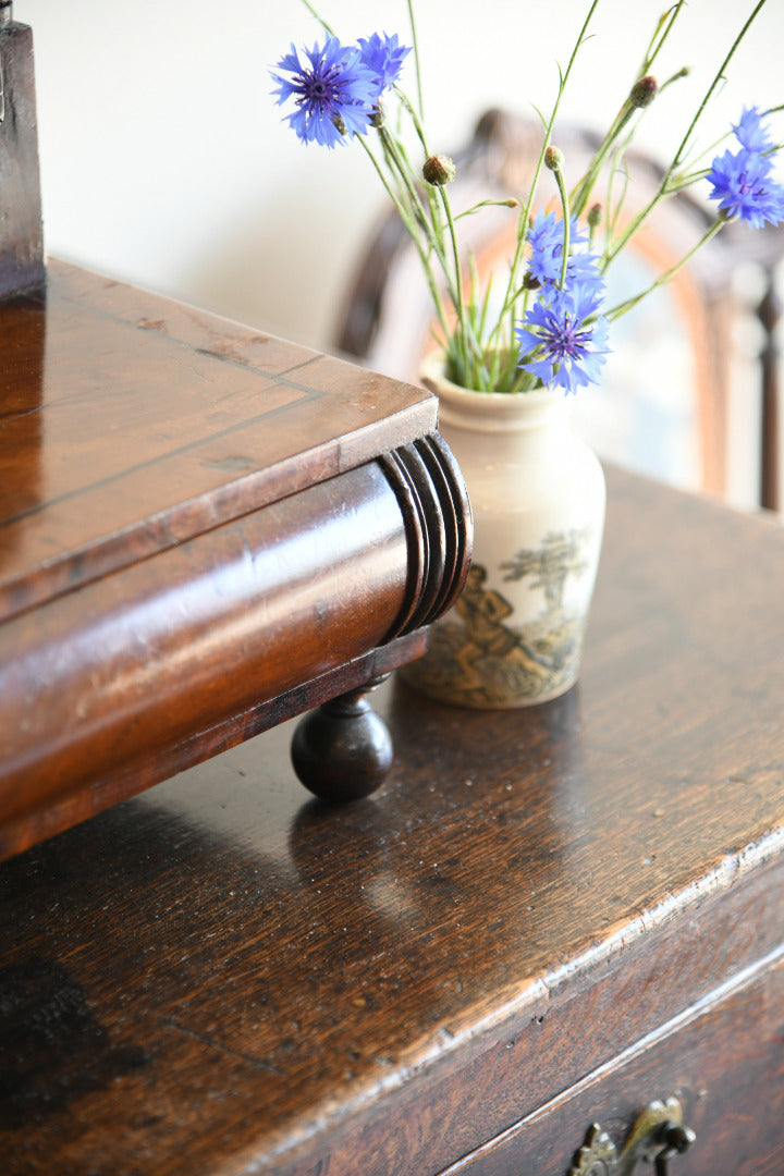 Antique Mahogany Toilet Mirror