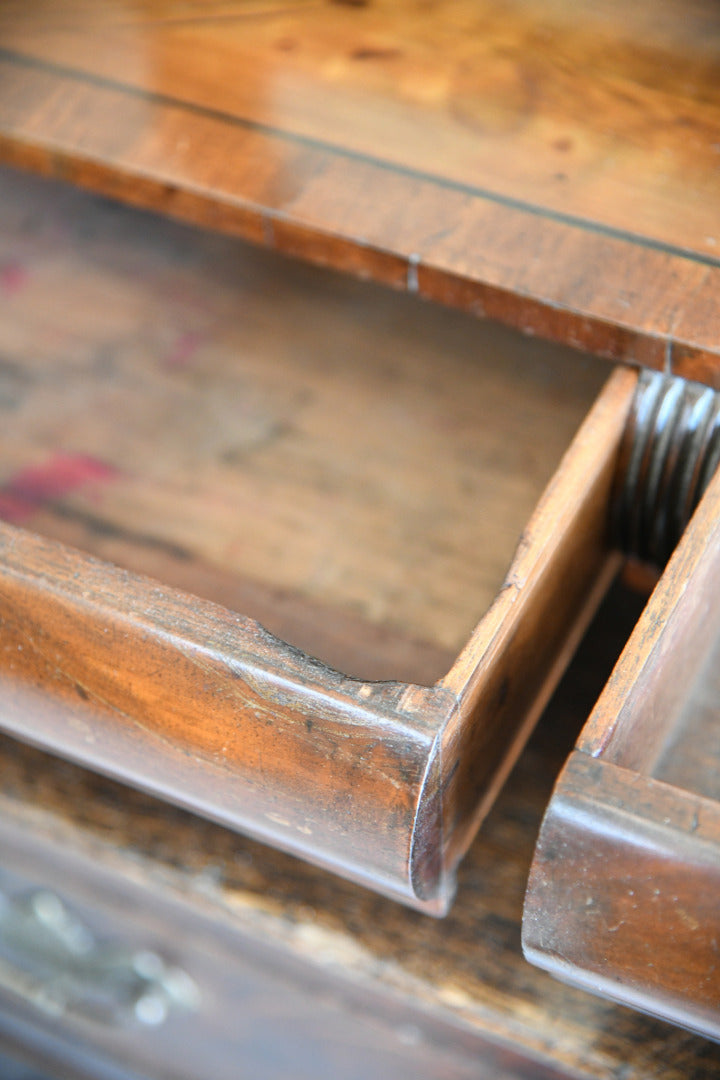 Antique Mahogany Toilet Mirror