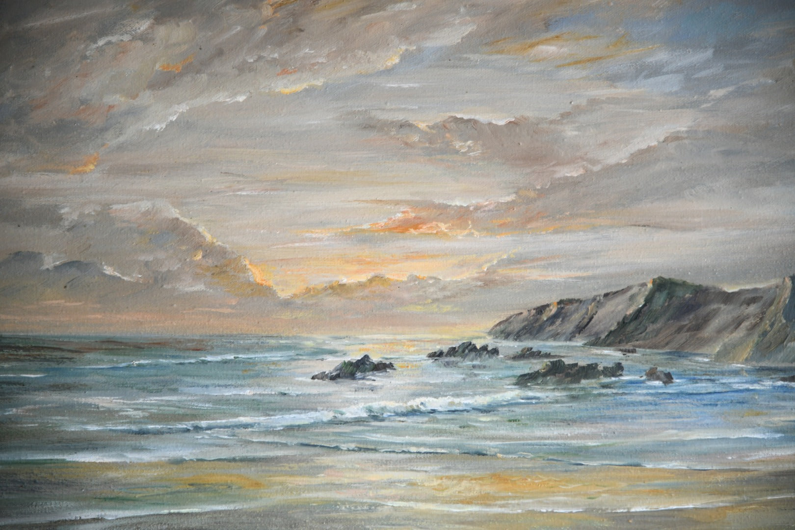 Leonard E Heather - Cornish Coast