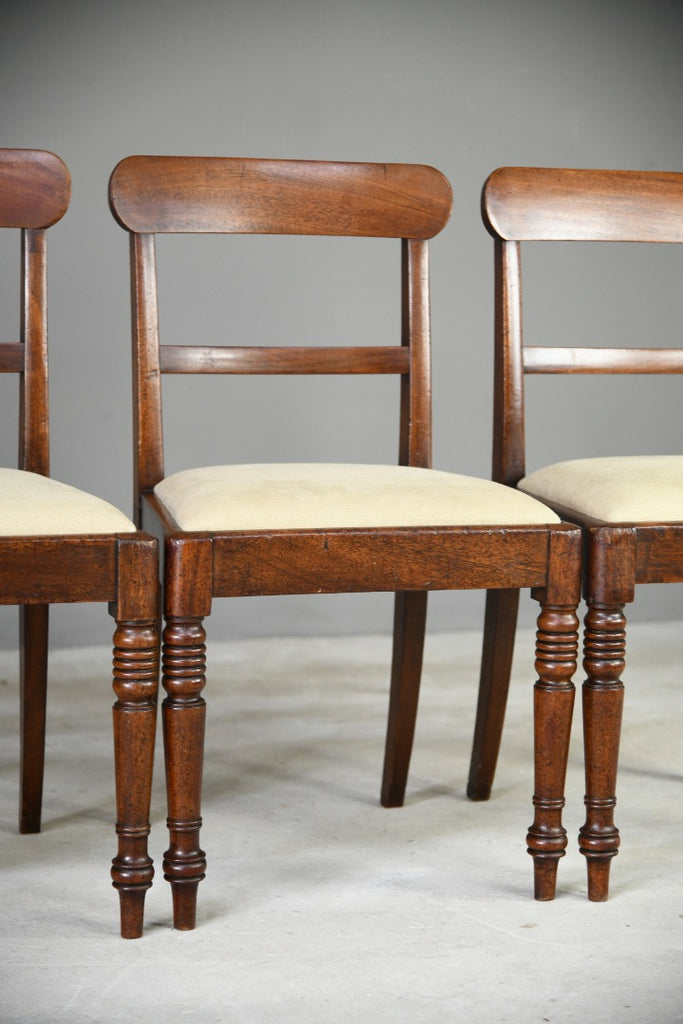 Set 6 Antique Mahogany Dining Chairs