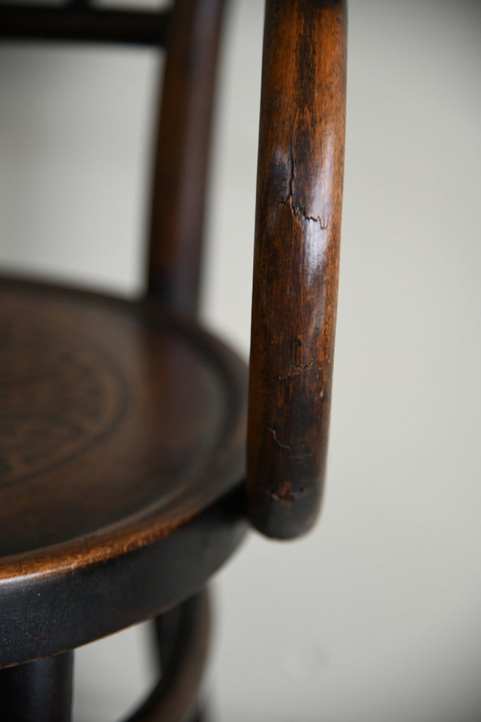 Single Thonet Bentwood Carver Chair