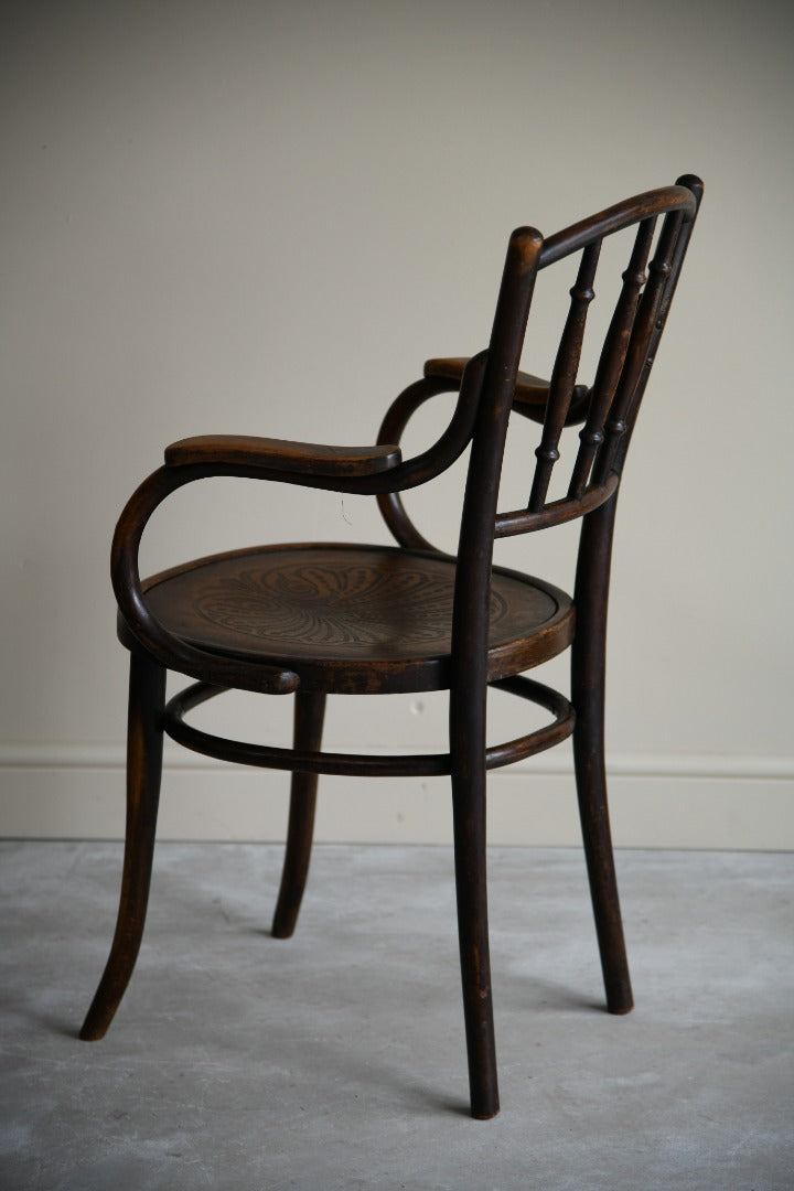 Single Thonet Bentwood Carver Chair