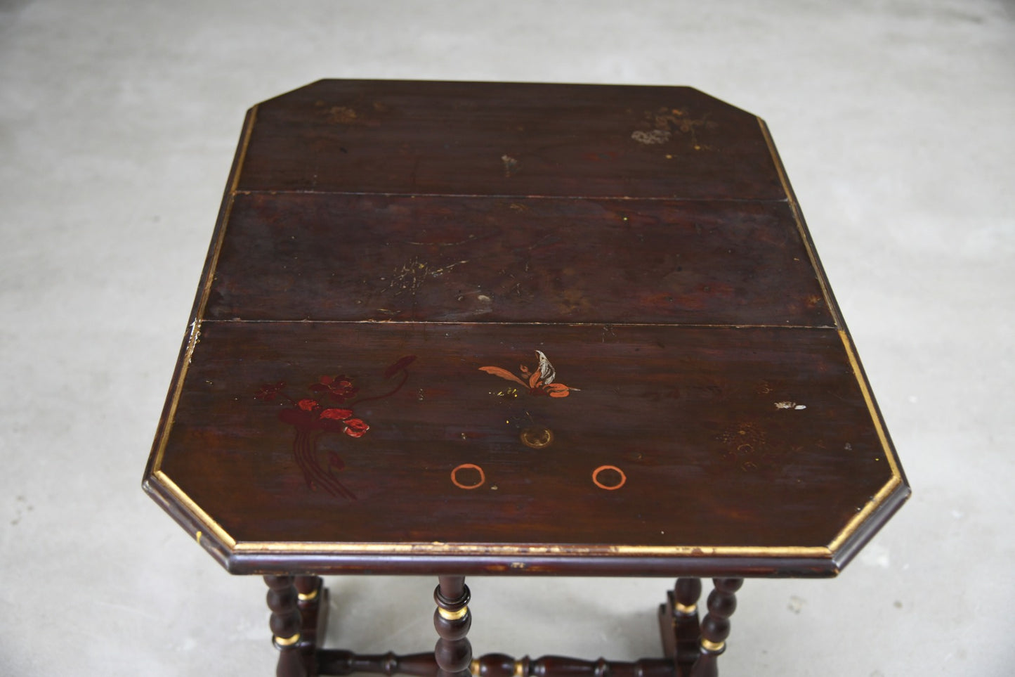 Antique Drop Leaf Side Table