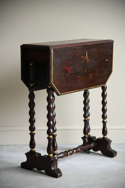 Antique Drop Leaf Side Table