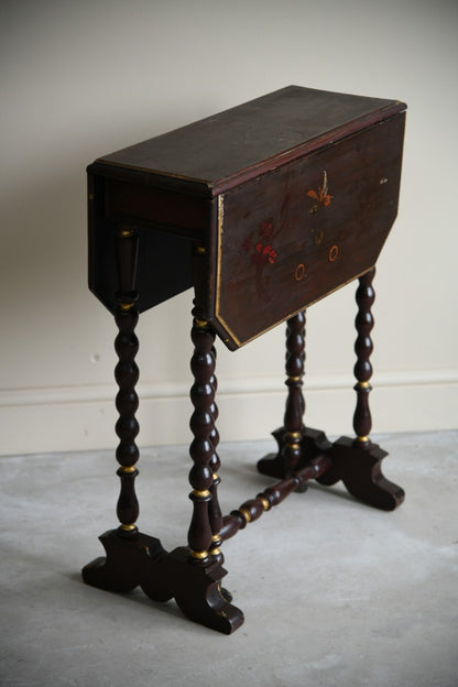 Antique Drop Leaf Side Table