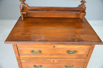 Edwardian Satin Walnut Dressing Chest