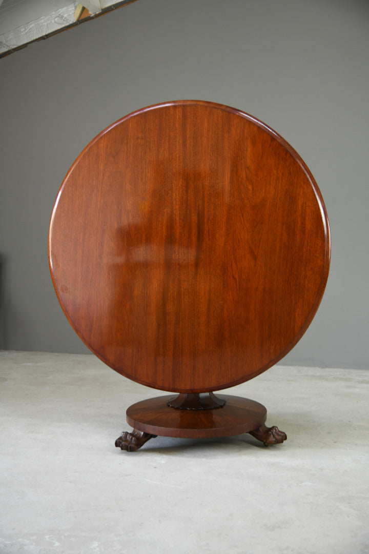 Victorian Round Mahogany Breakfast Table