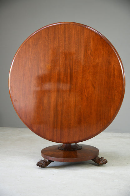 Victorian Round Mahogany Breakfast Table