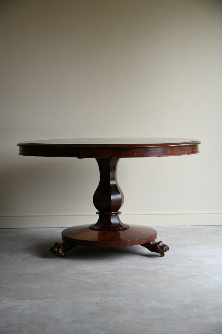 Victorian Round Mahogany Breakfast Table