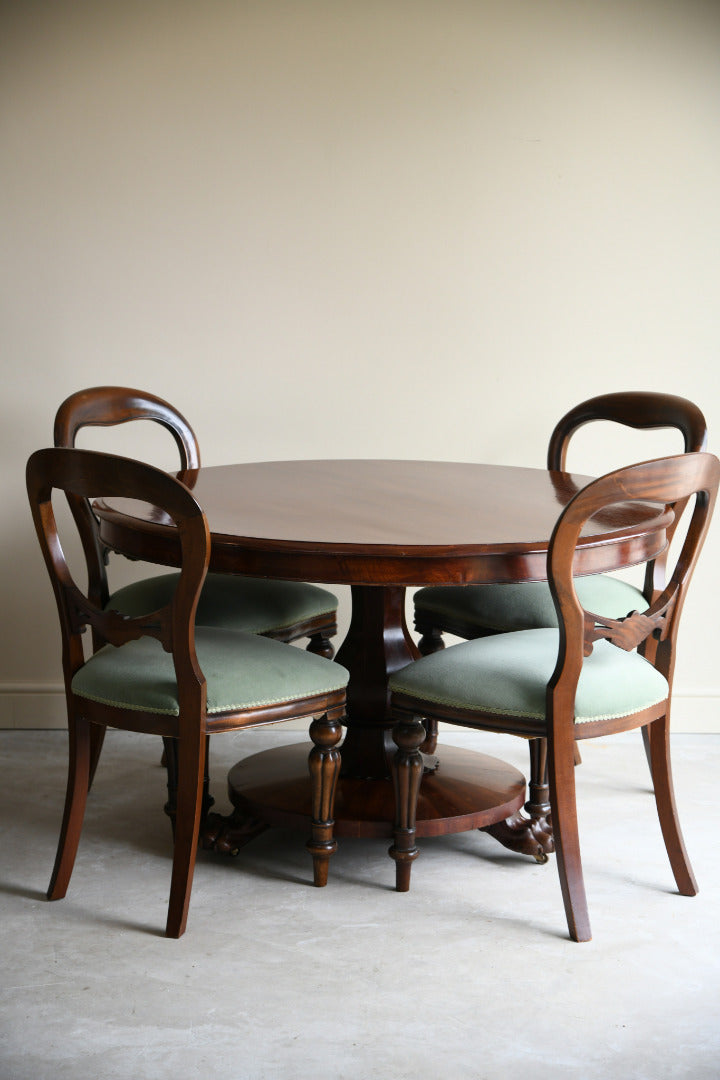 Victorian Round Mahogany Breakfast Table