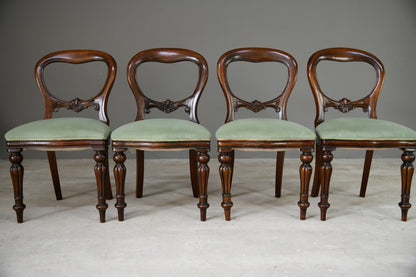 4 Victorian Style Dining Chairs