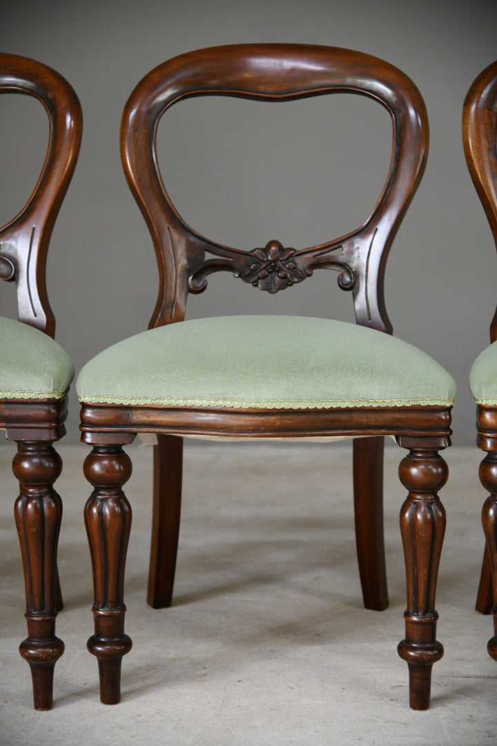4 Victorian Style Dining Chairs