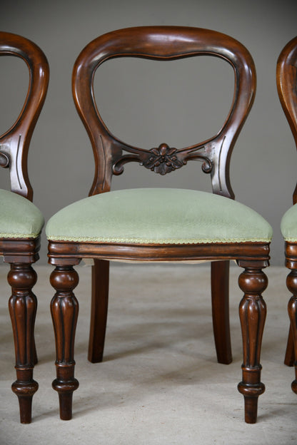 4 Victorian Style Dining Chairs