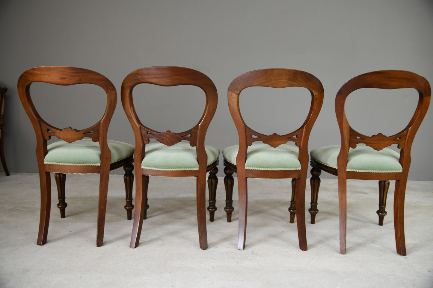 4 Victorian Style Dining Chairs