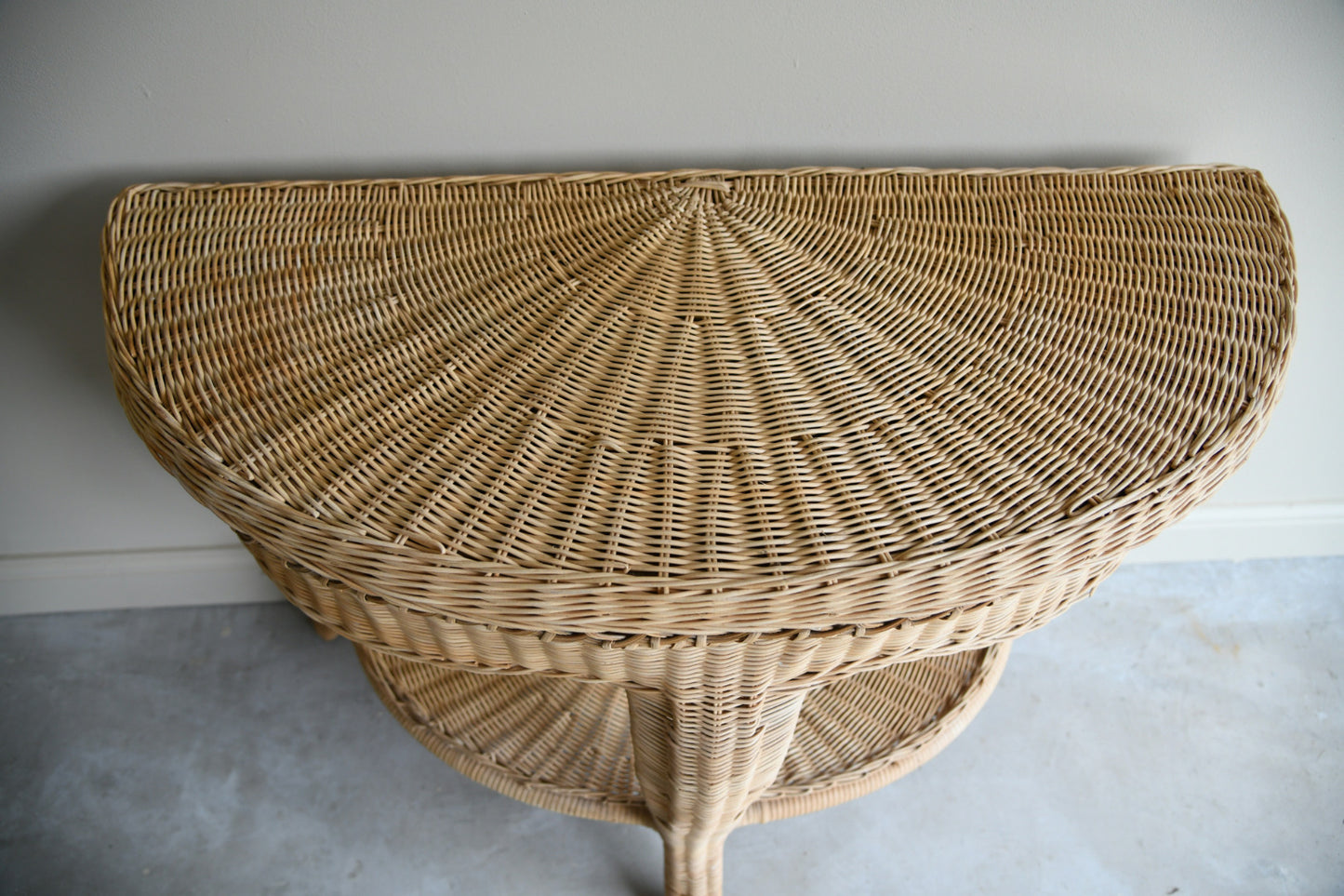 Wicker Hall Table