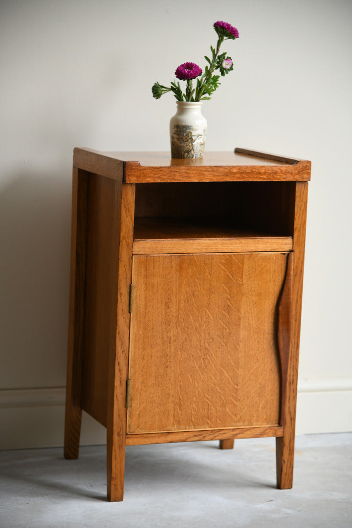 Vintage Oak Bedside Cabinet