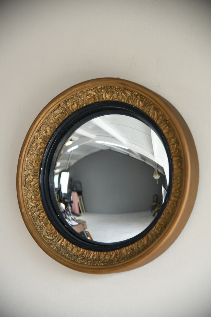 Vintage Round Convex Mirror